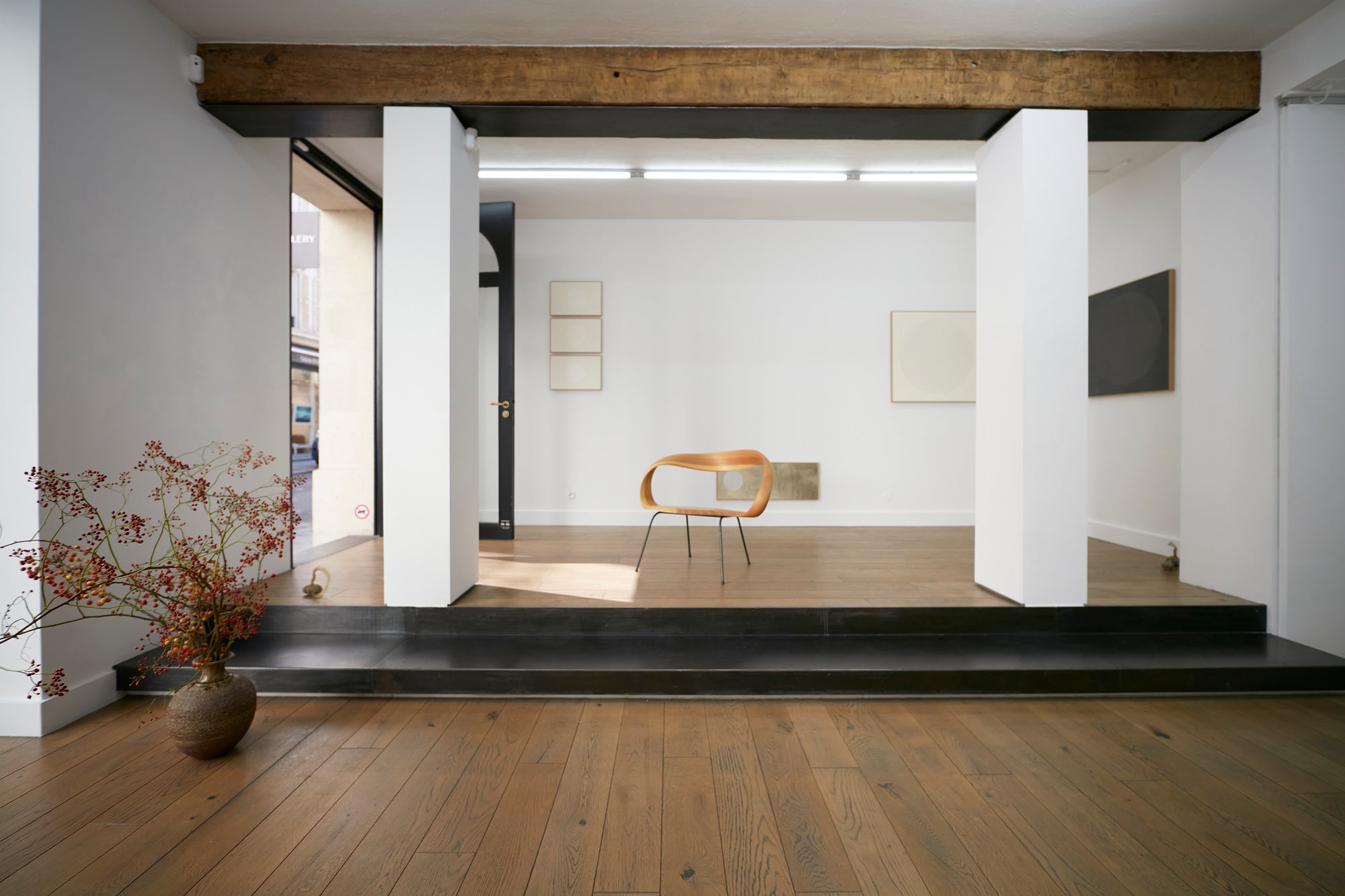 Installation view of Tedō exhibition in Paris